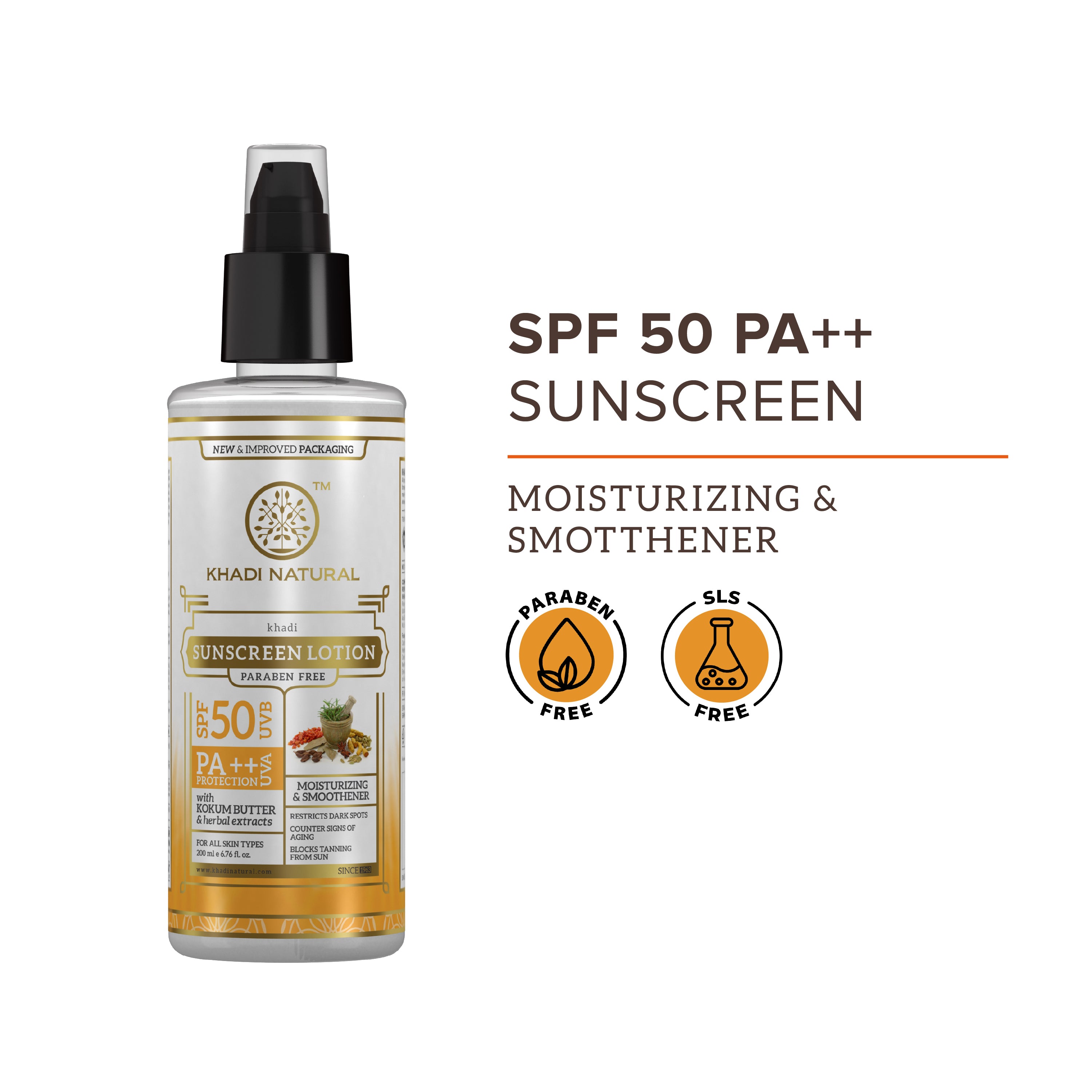 Khadi Natural Sunscreen Moisturising Lotion - SPF 50 - 100ml