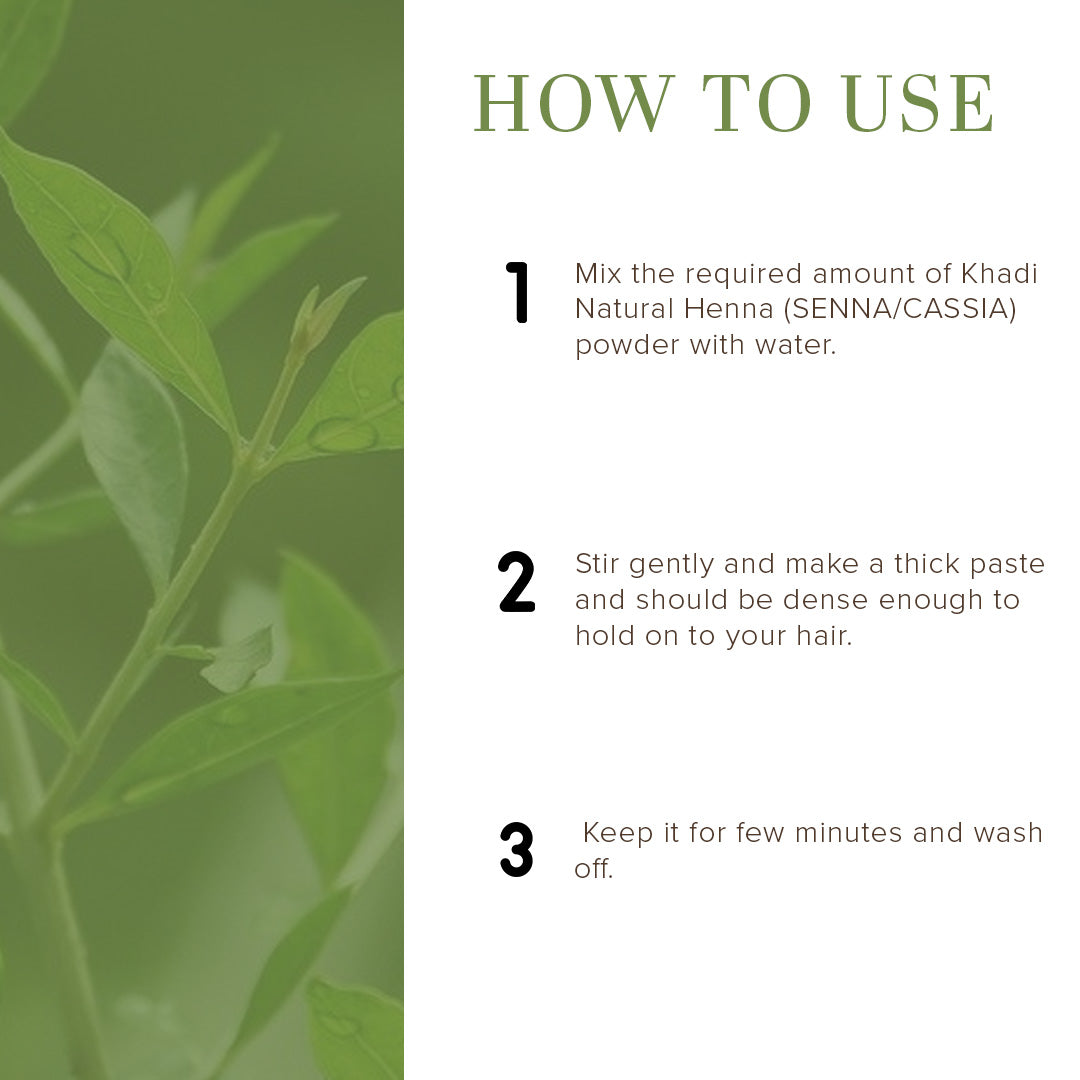 Khadi Natural Herbal Neutral Henna (Senna/Cassia) - 150 g