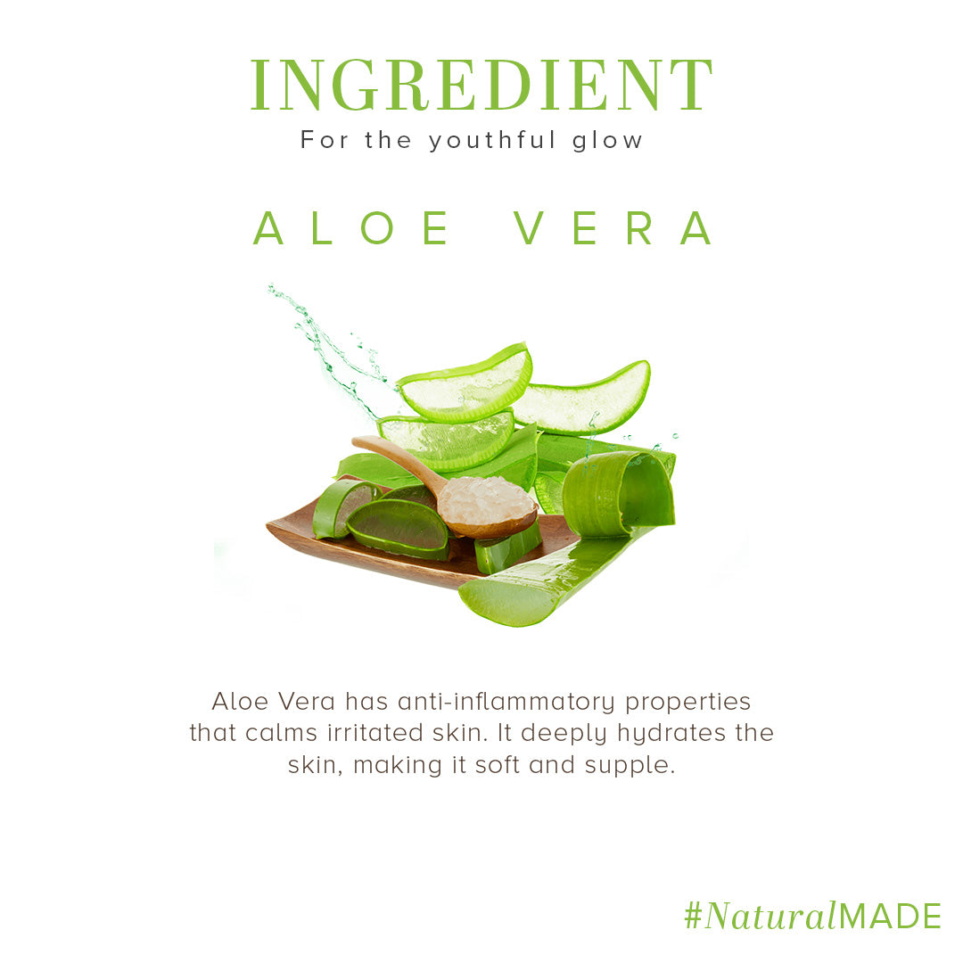 Khadi Natural Aloe Vera Face Wash Sls & Paraben Free - 100 g