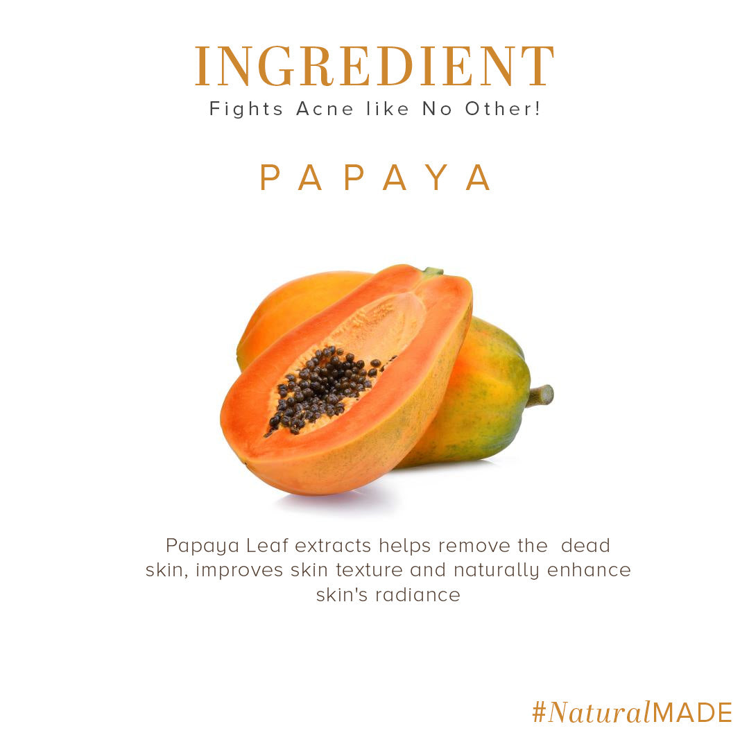 Khadi Natural Papaya Face Wash Sls & Paraben Free-100 g