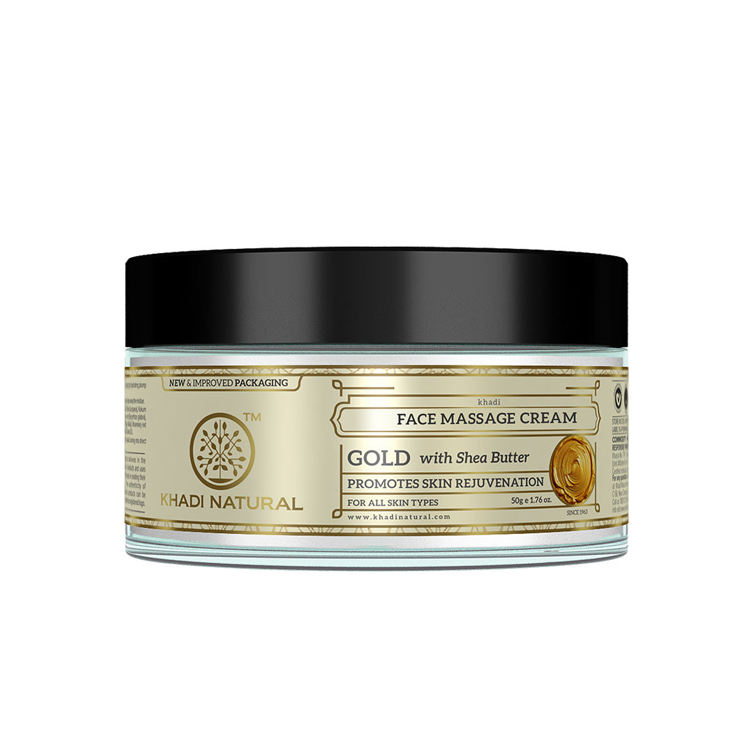 Khadi Natural Face Gold Massage Cream 50 g
