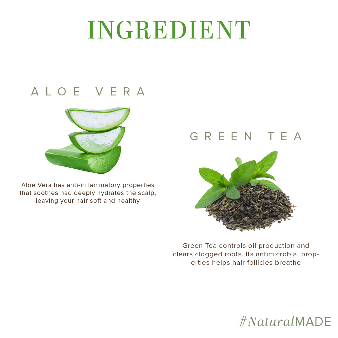 Khadi Natural Green tea and AloeVera conditioner - pack of 2