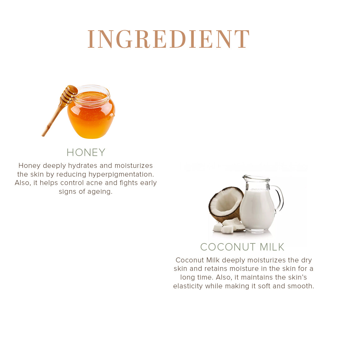Khadi Natural Herbal Coconut Milk & Honey Soap (Pack of 5)