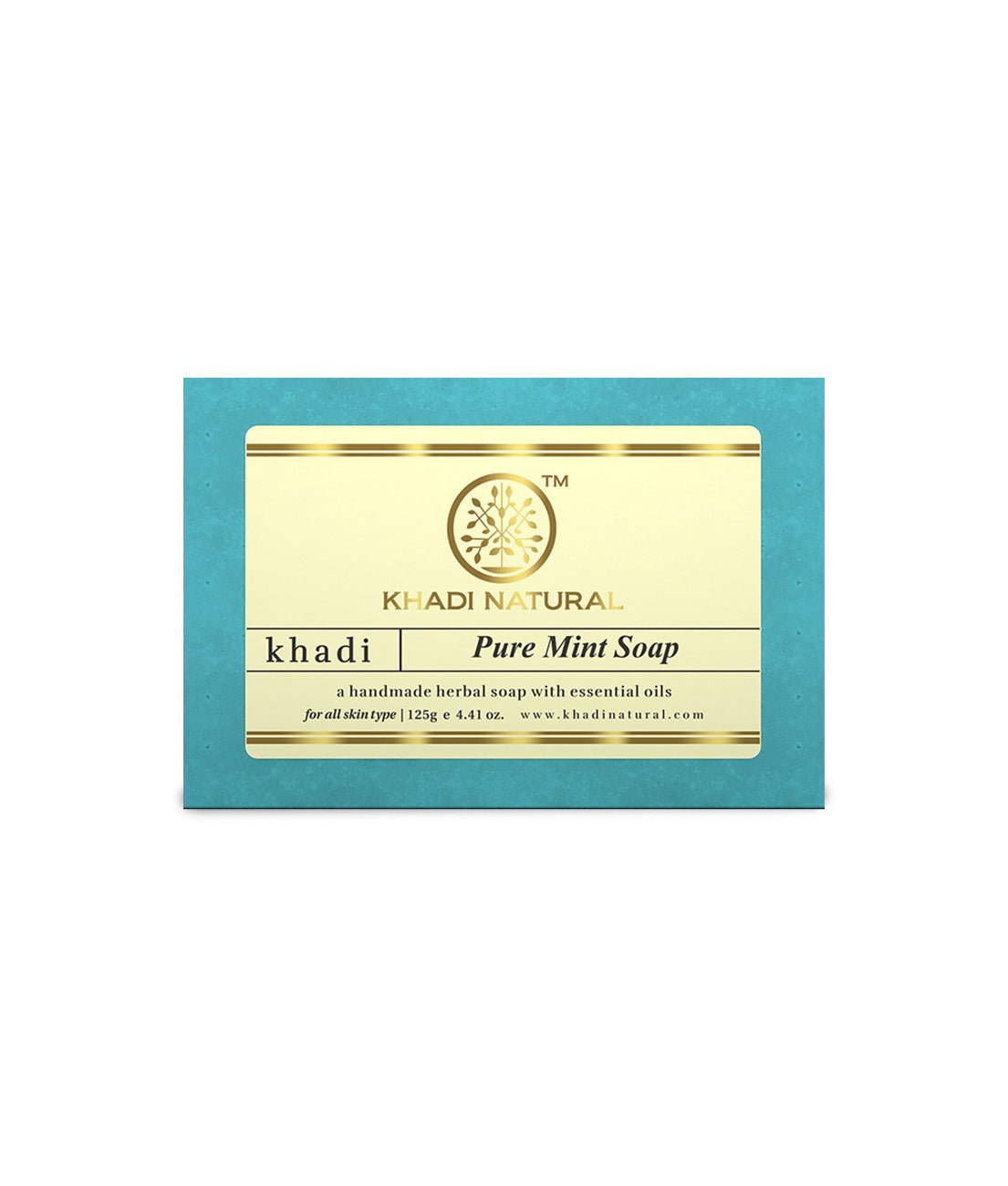 Khadi Natural Pure Mint Soap 125g
