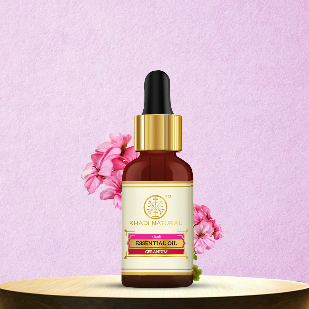 Khadi Natural Herbal Geranium Essential Oil