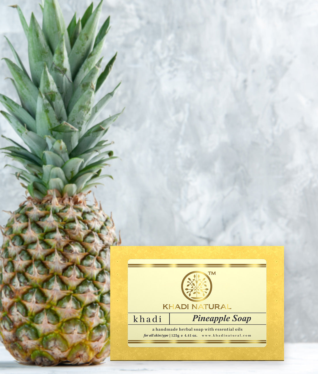 Khadi Natural Pineapple Soap 125g