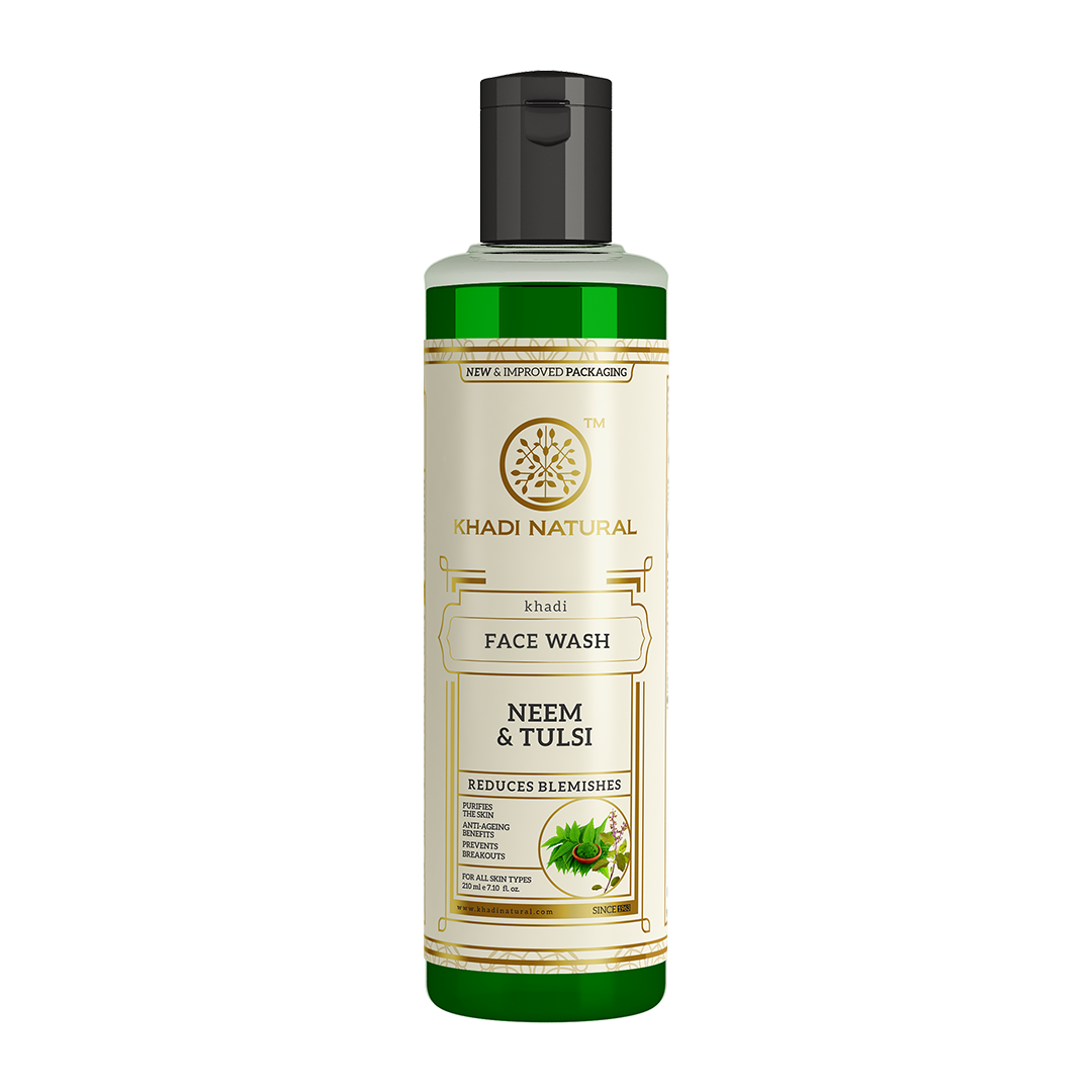 Khadi Natural Neem & Tulsi Face Wash-210 ml
