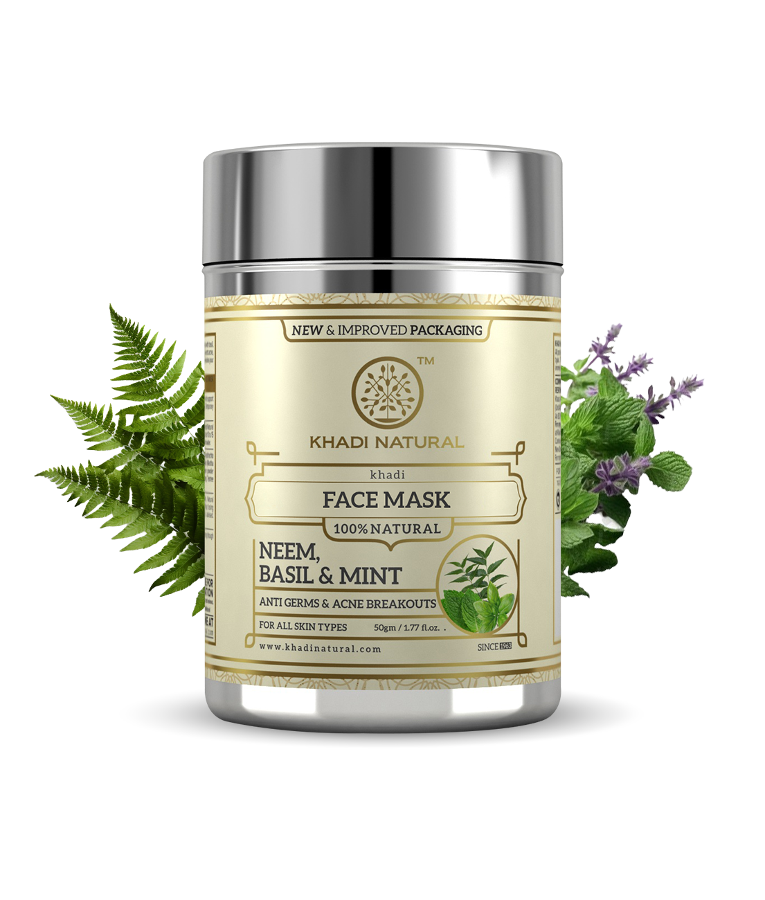 Khadi Natural Neem Basil & Mint Face Mask 50 g