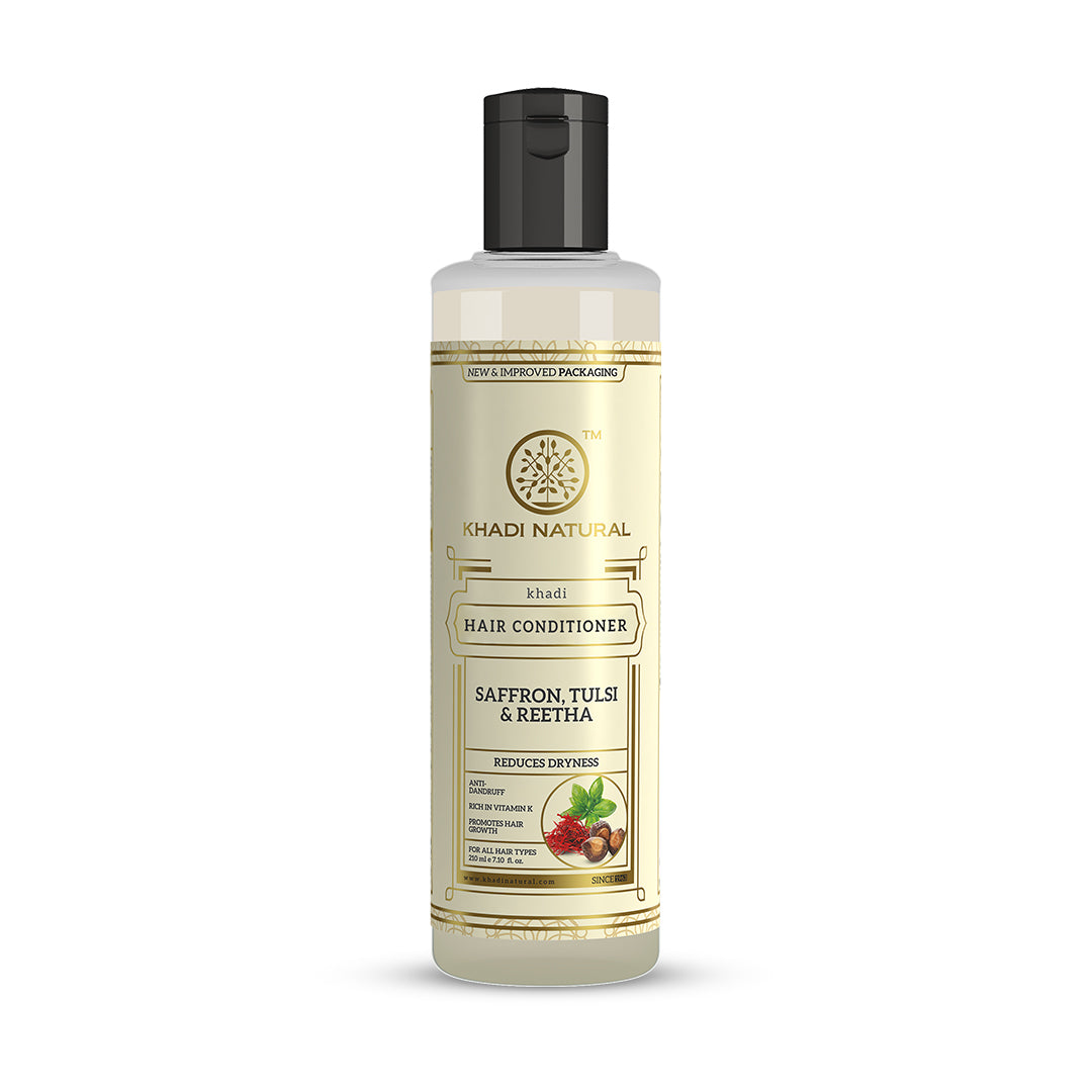 Khadi Natural Saffron Tulsi & Reetha Hair Conditioner 210 ml