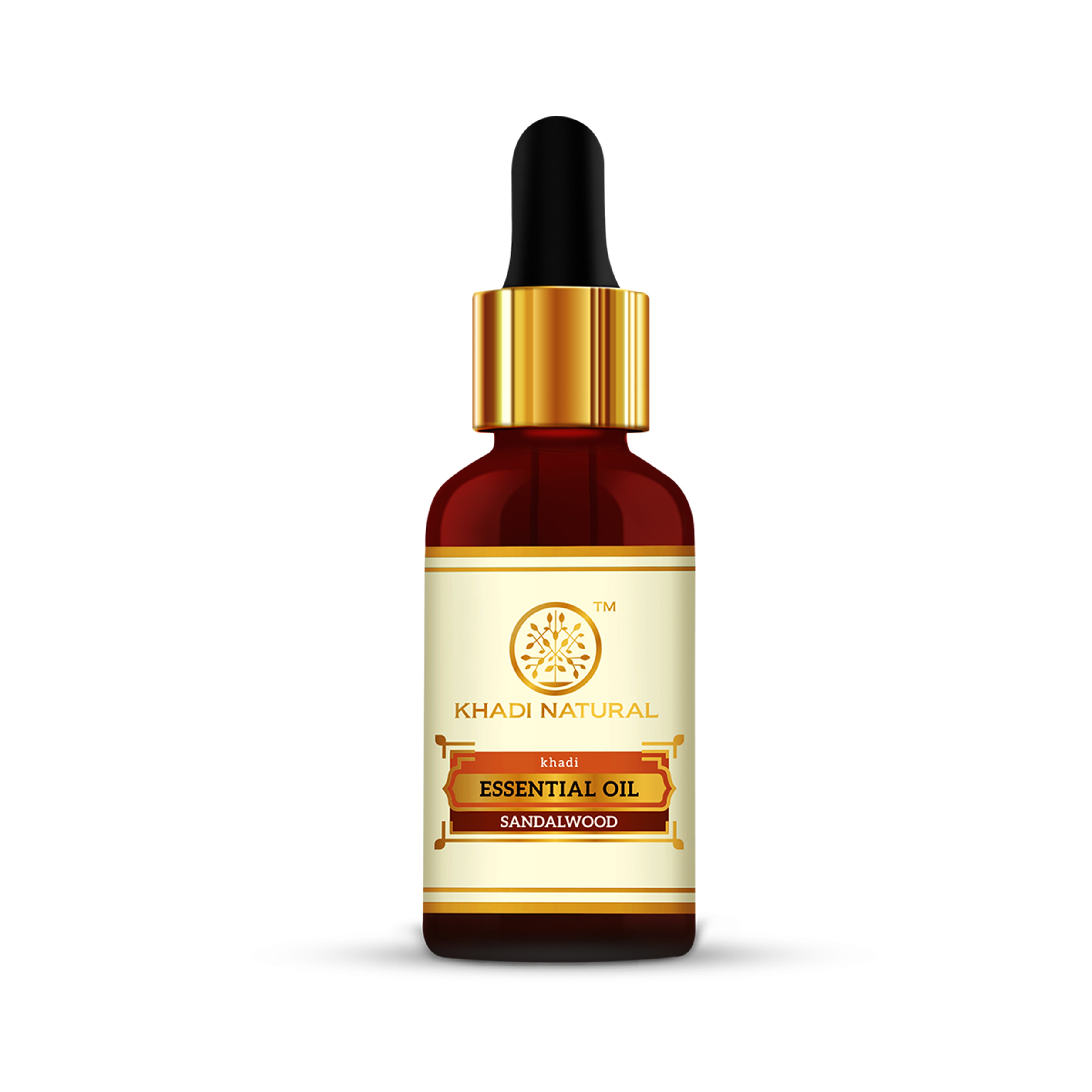 Khadi Natural Sandalwood - Pure Essential Oil - 15 ml
