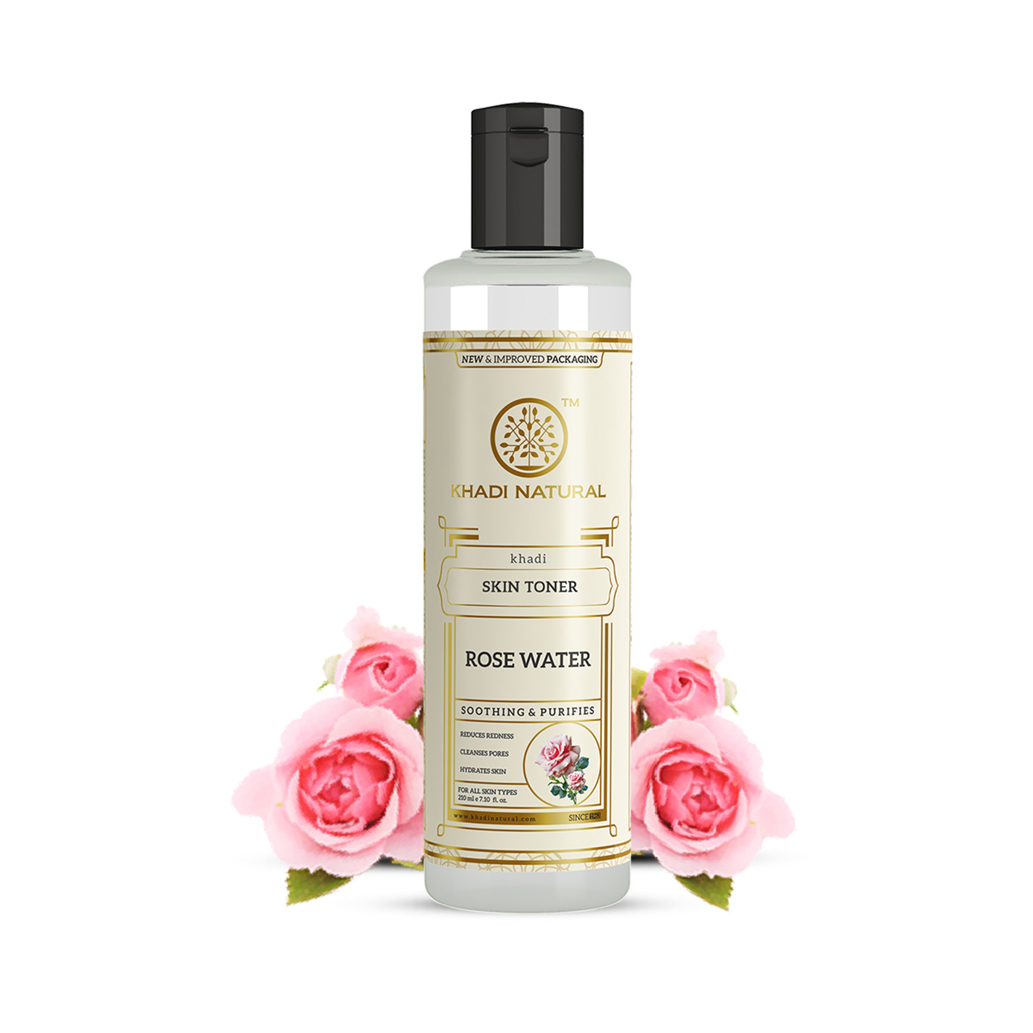 Khadi Natural Pure Rose Water Skin Toner 210 ml