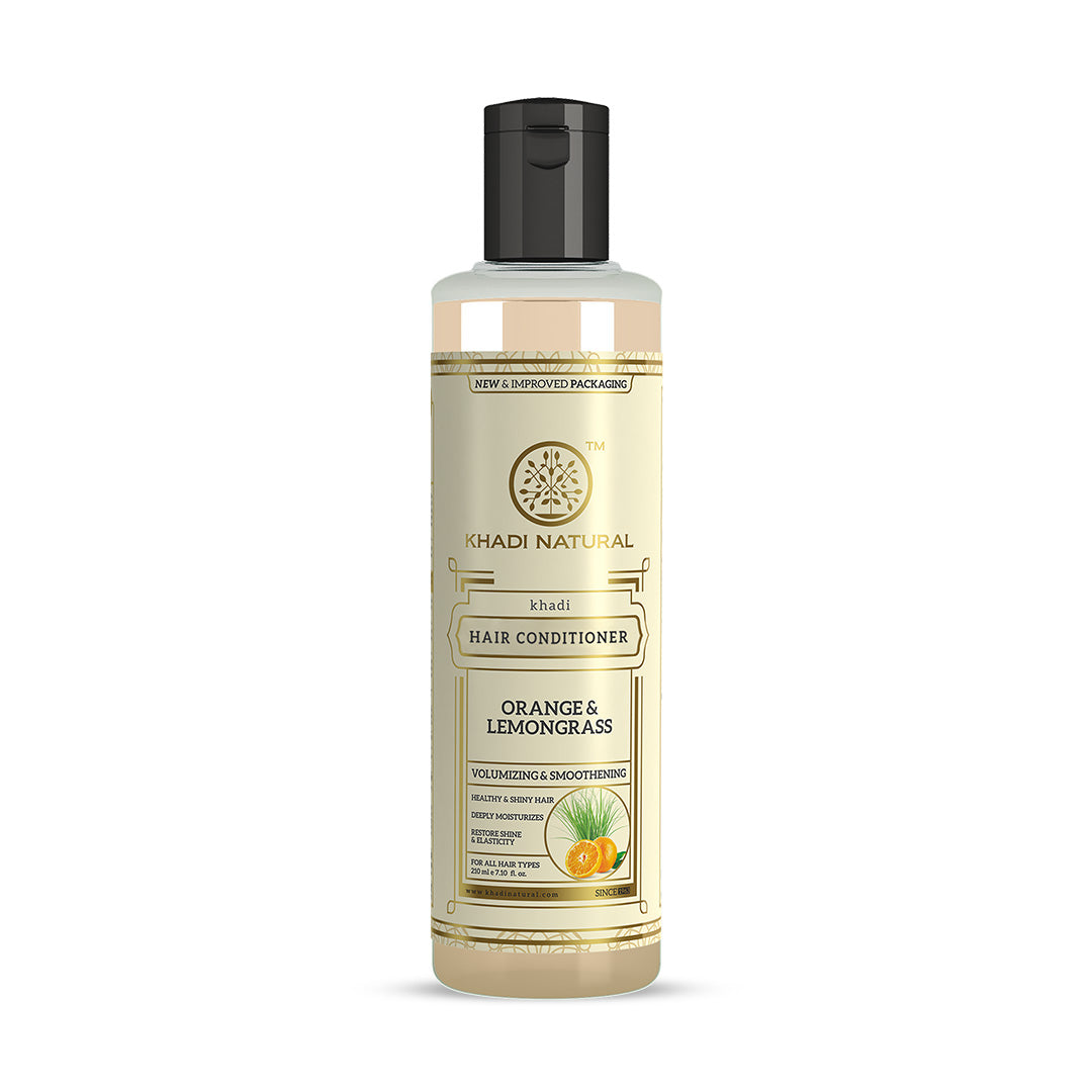Khadi Natural Herbal Orange Lemongrass Hair Conditioner-210 ml
