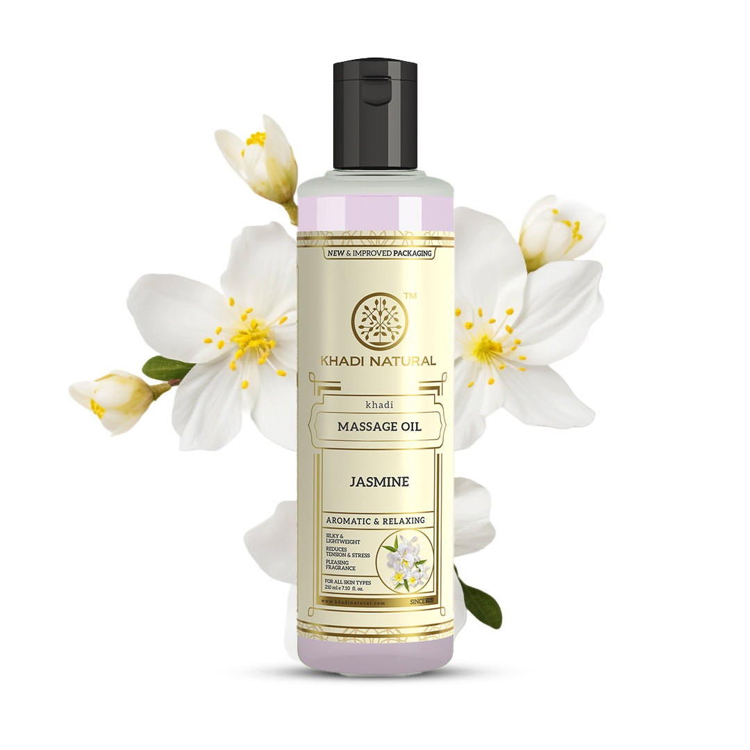 Khadi Natural Jasmine Massage Oil-210 ml