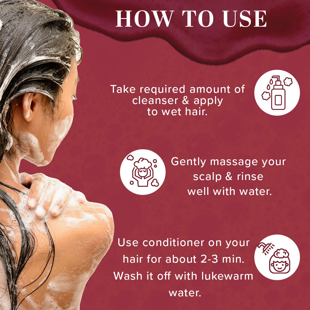 Khadi Natural Herbal Heena Tulsi Extra Hair Conditioning Cleanser- Sls & Paraben Free - 210 ml