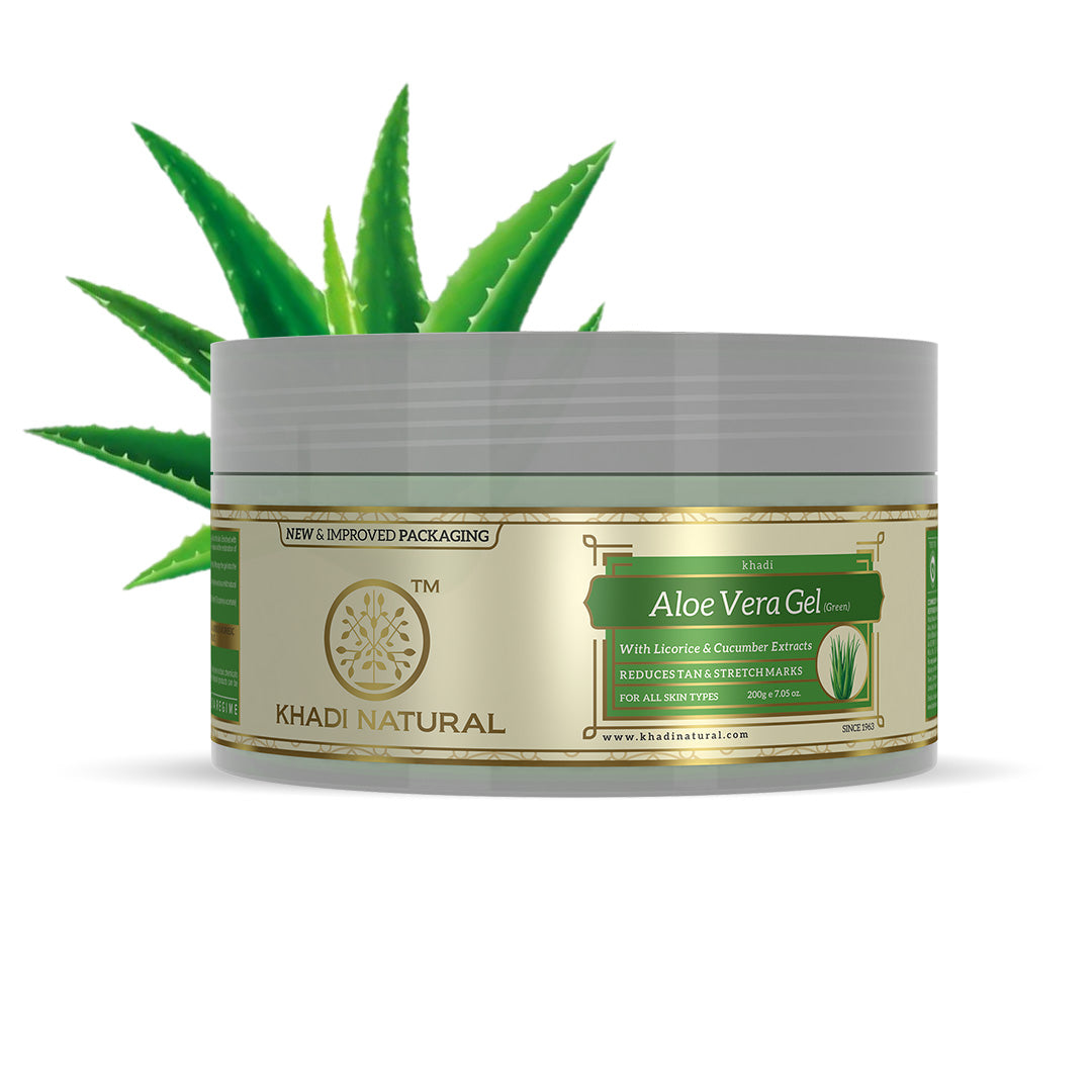 Khadi Natural Aloe vera - green gel - pack of 2