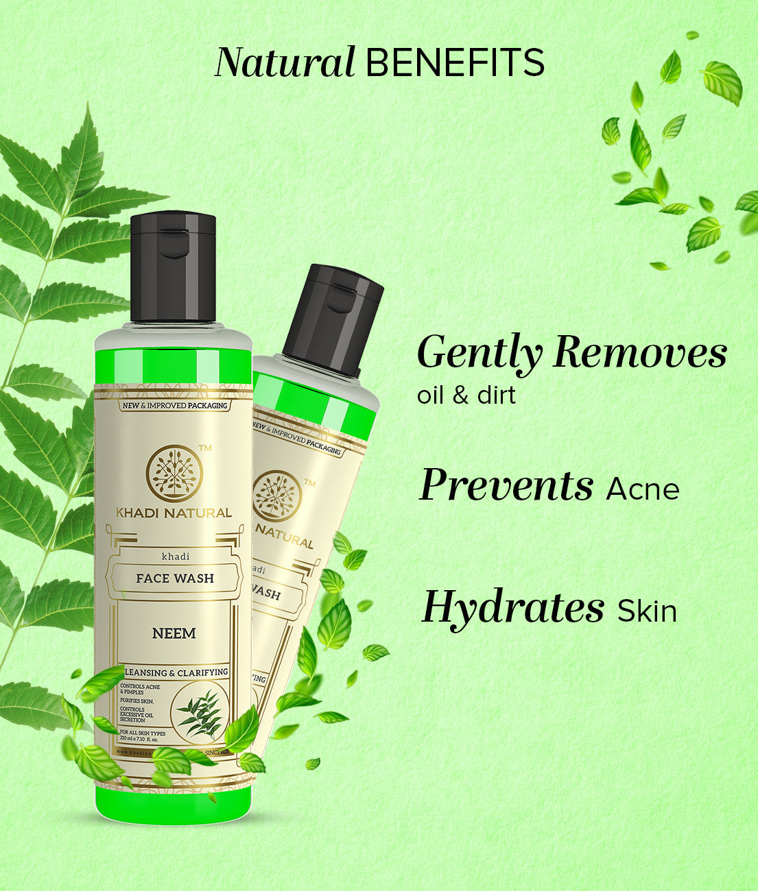 Khadi Natural Neem Face Wash 210 ml