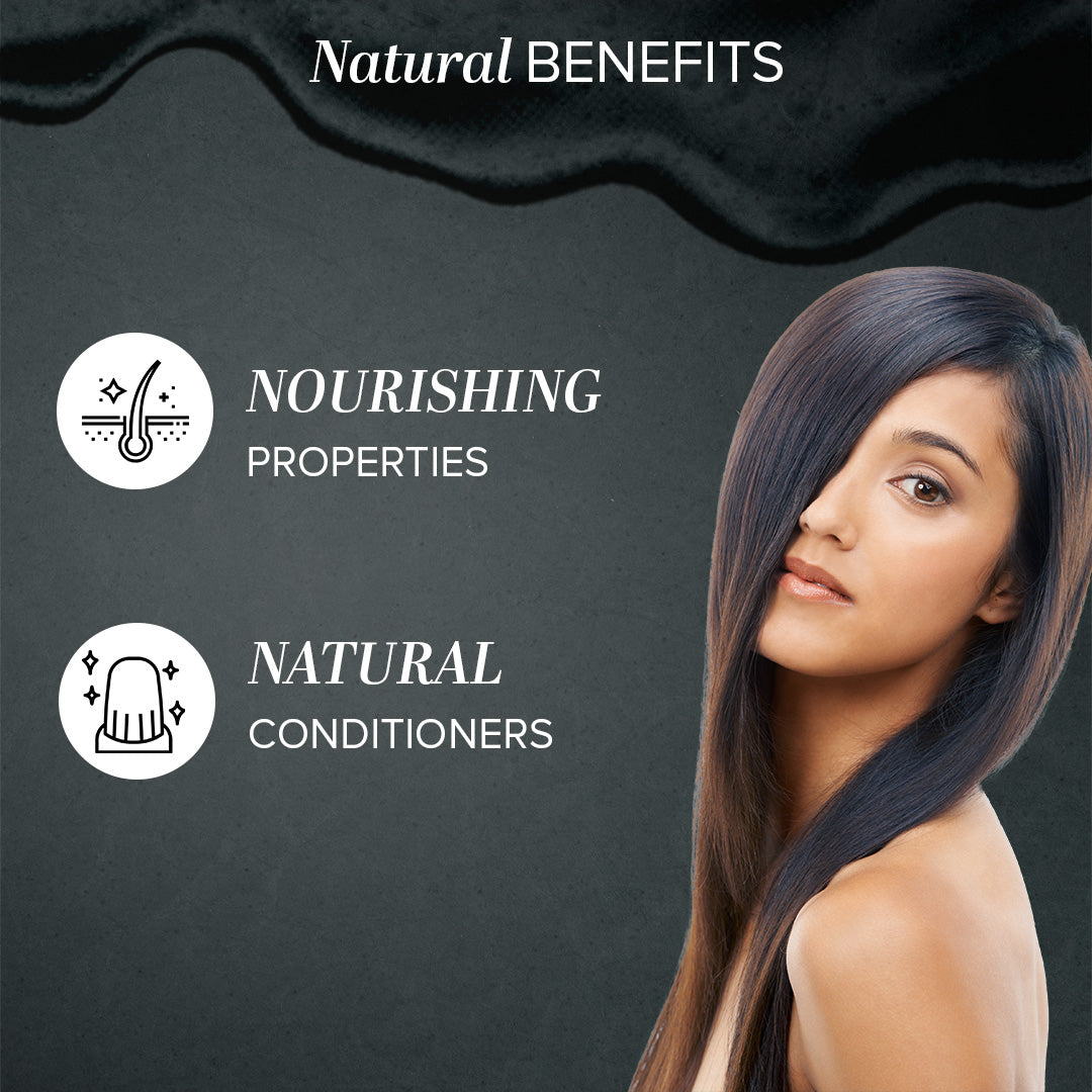 Khadi Natural Herbal Hair Colour Black-150 g