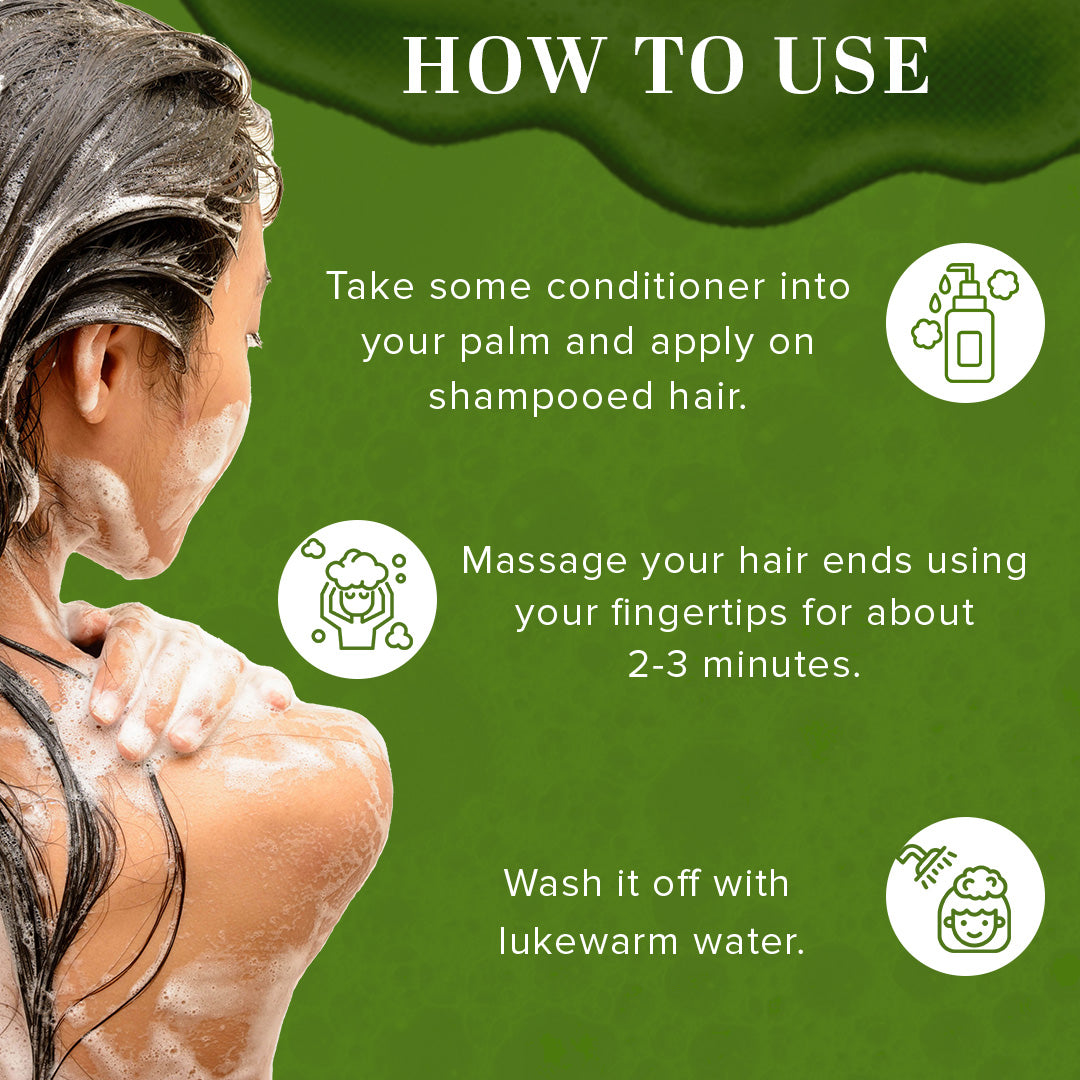 Khadi Natural Herbal Greentea & Aloevera Hair Conditioner