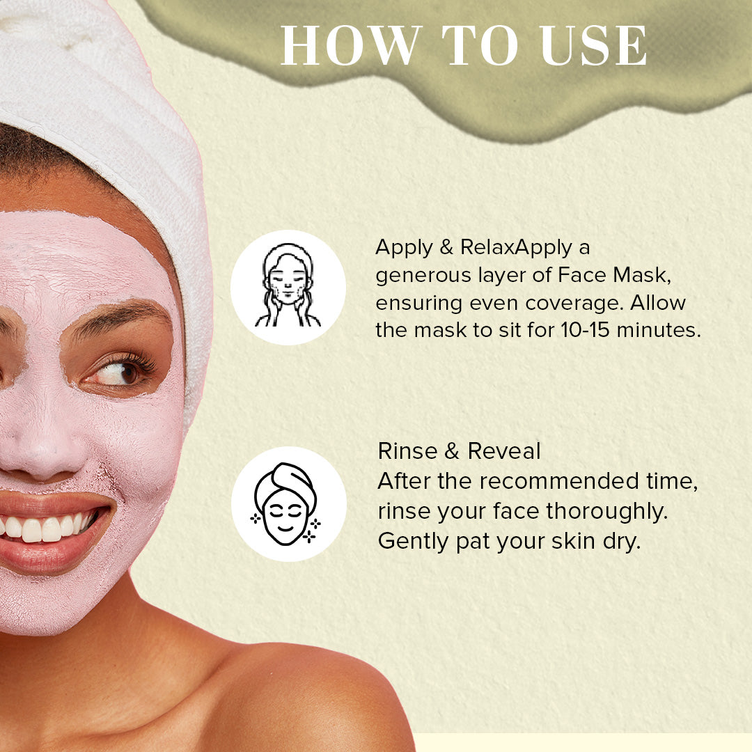 Khadi Natural Sandal & Rose Face Pack - 50 g