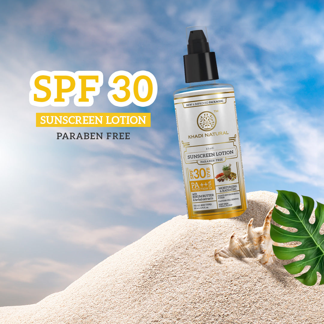 Khadi Natural Sunscreen Moisturising Lotion 100ml - SPF 30