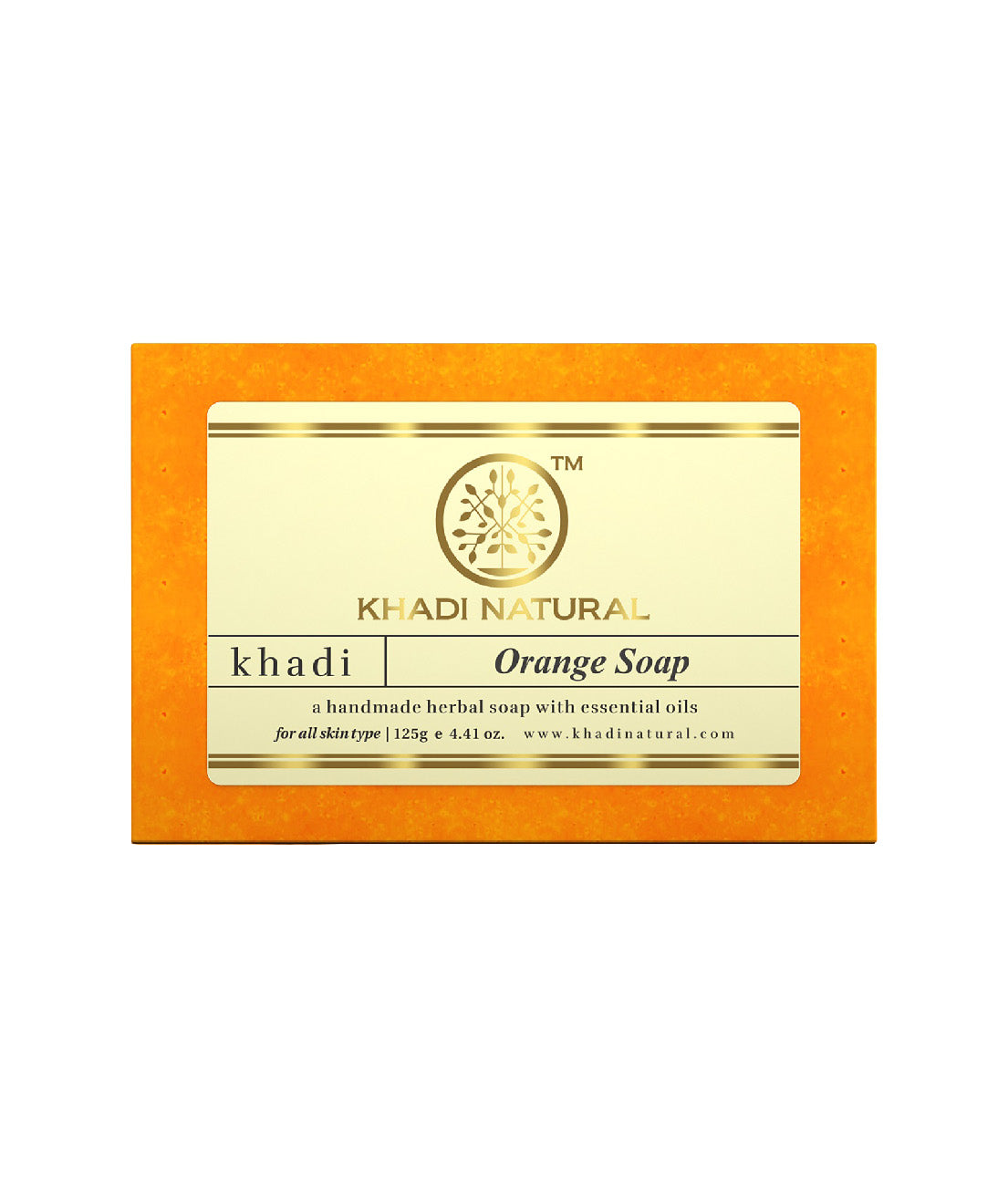 Khadi Natural Orange Soap 125g
