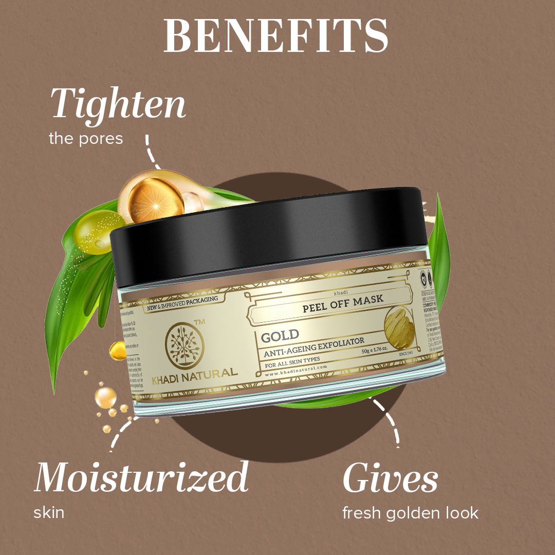 Khadi Natural Gold Peel Off Mask 50 g
