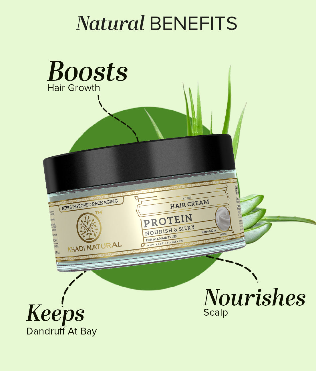 Khadi Natural Herbal Protein Hair Cream