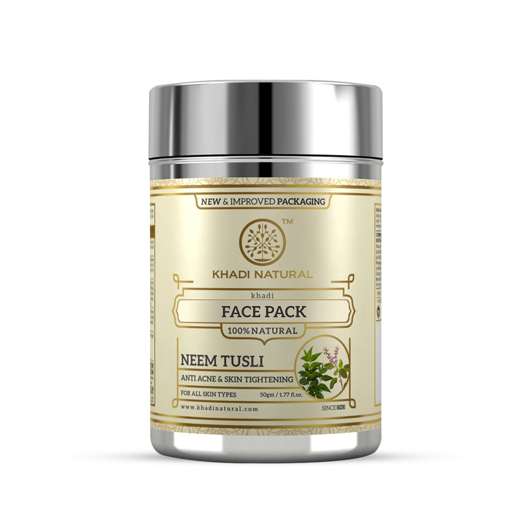 Khadi Natural Neem Tulsi Face Pack - 50 g