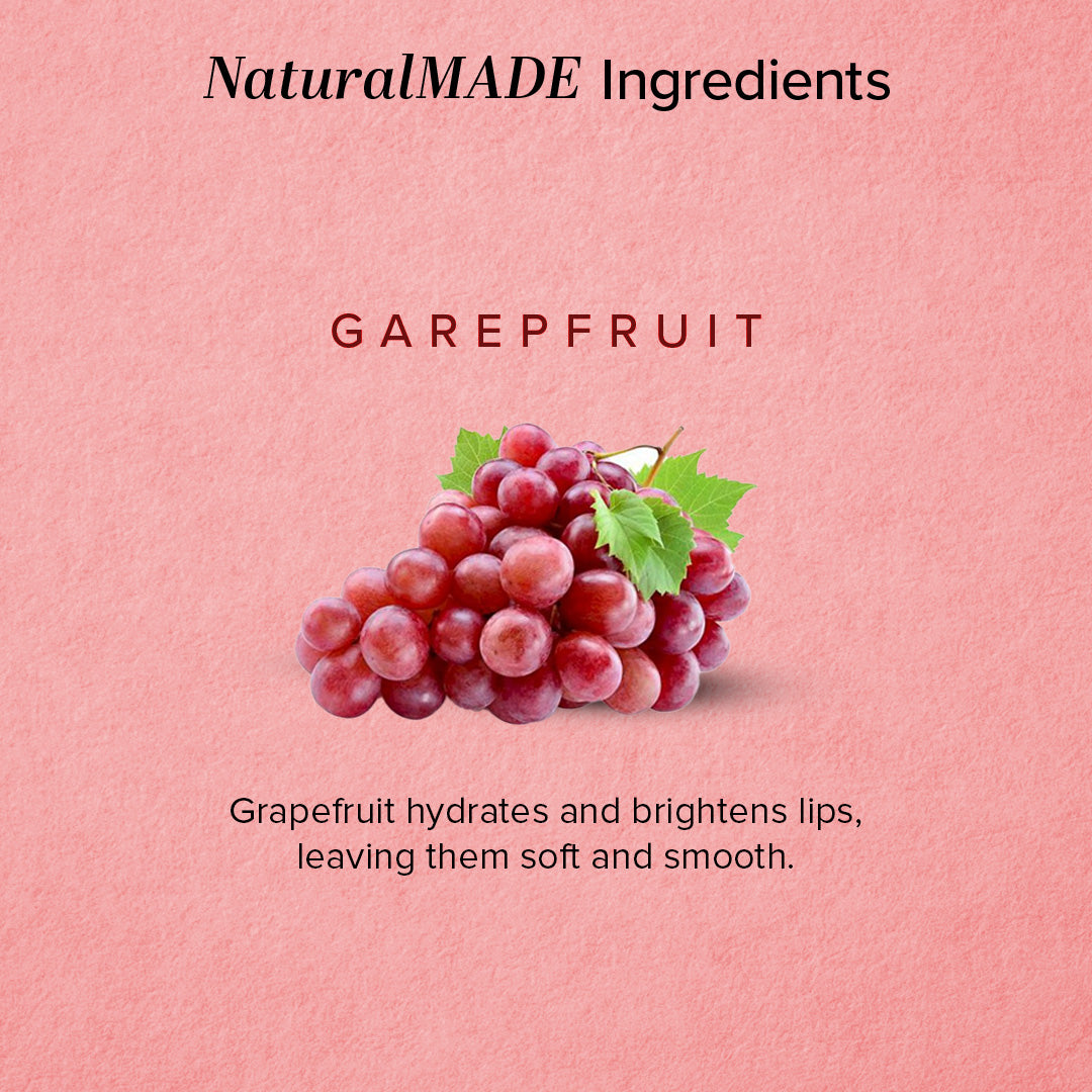 Khadi Natural Wine Grapefruit Lip Balm- With Beeswax & Honey-5 G