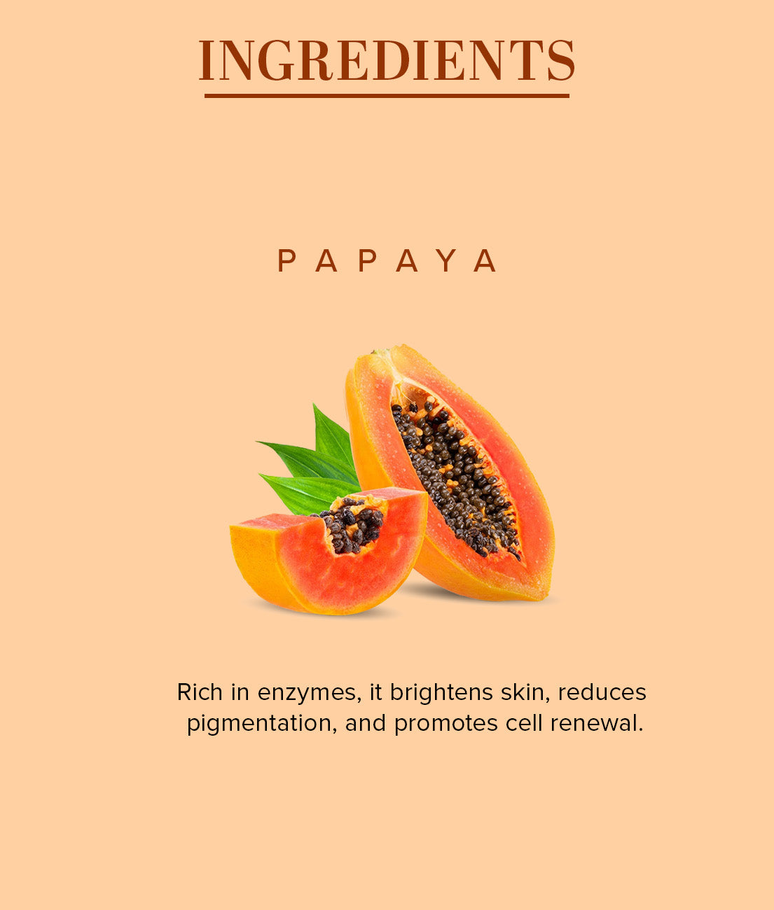 Khadi Natural Papaya Face Wash Sls & Paraben Free-100 g