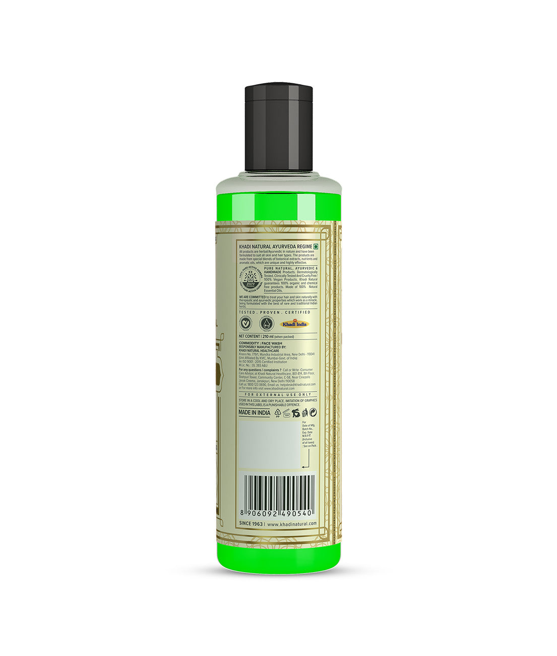 Khadi Natural Neem Face Wash 210 ml