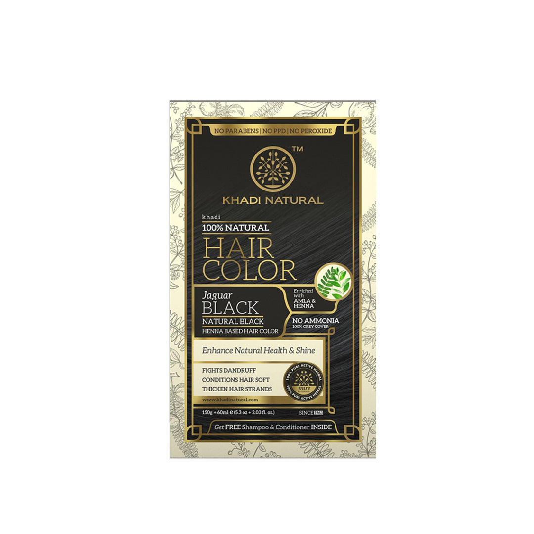 Khadi Natural Jaguar black Hair Color - 150 g