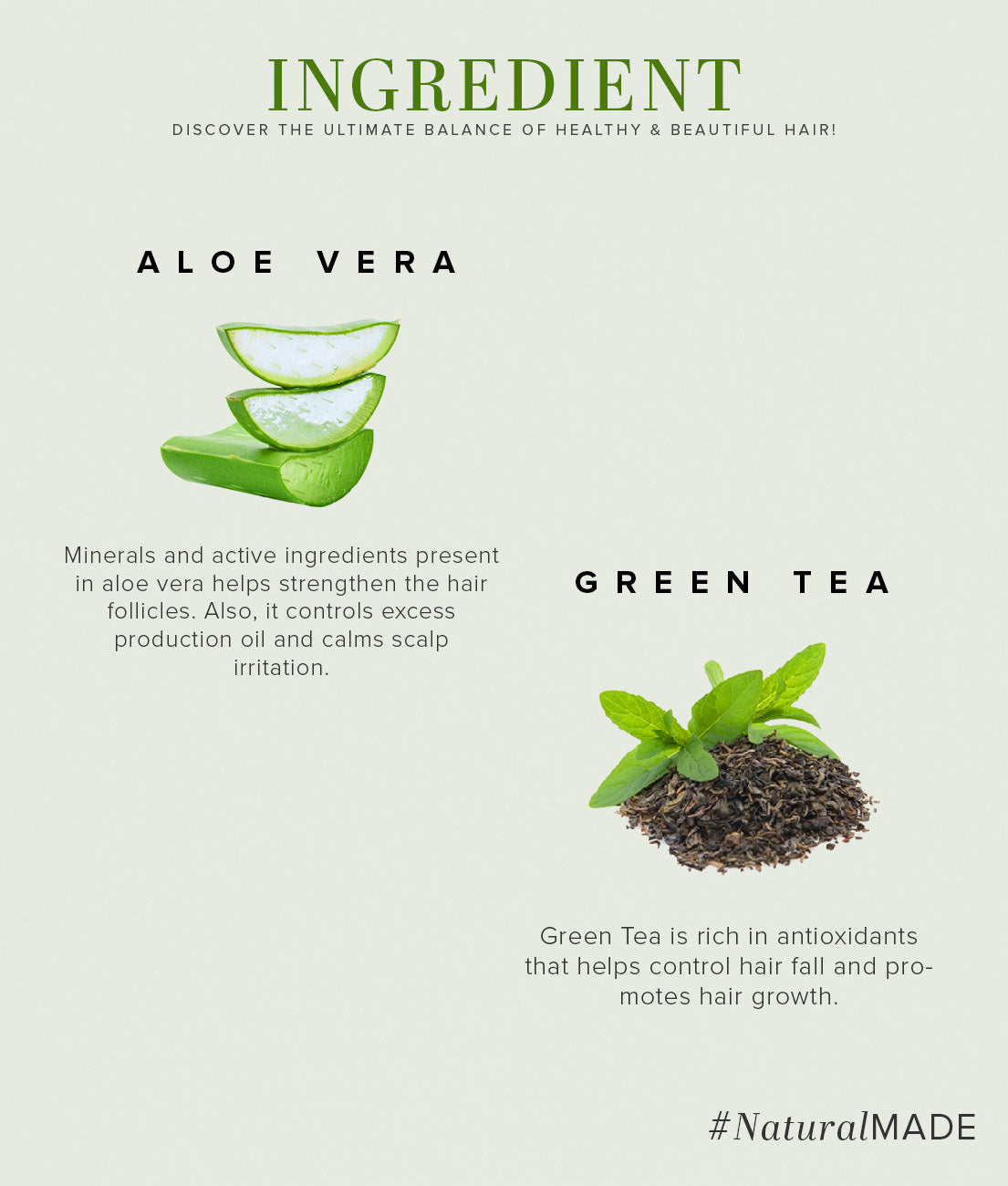 Khadi Natural Green tea and AloeVera conditioner - pack of 2