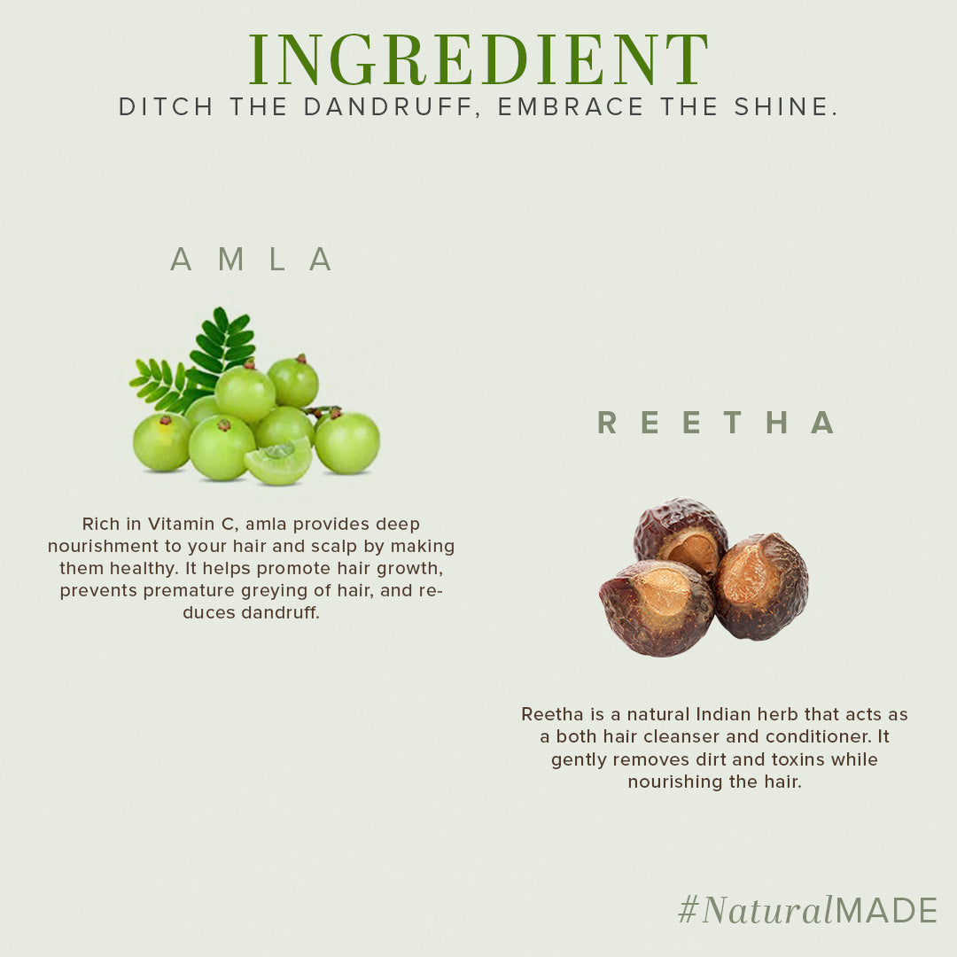 Khadi Natural Herbal Amla & Reetha Hair Cleanser 210 ml