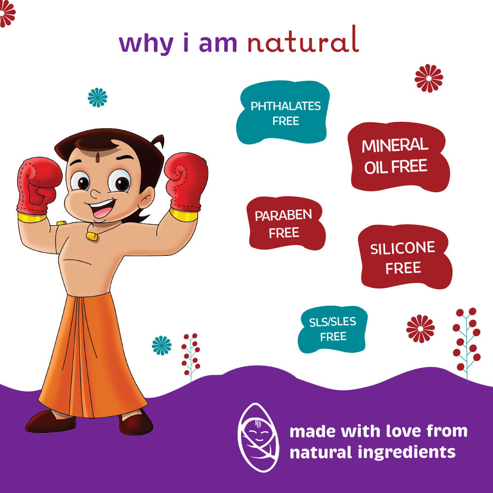 Khadi Natural Chota Bheem Baby Hair Oil With Grapeseed & Olive-150 ml
