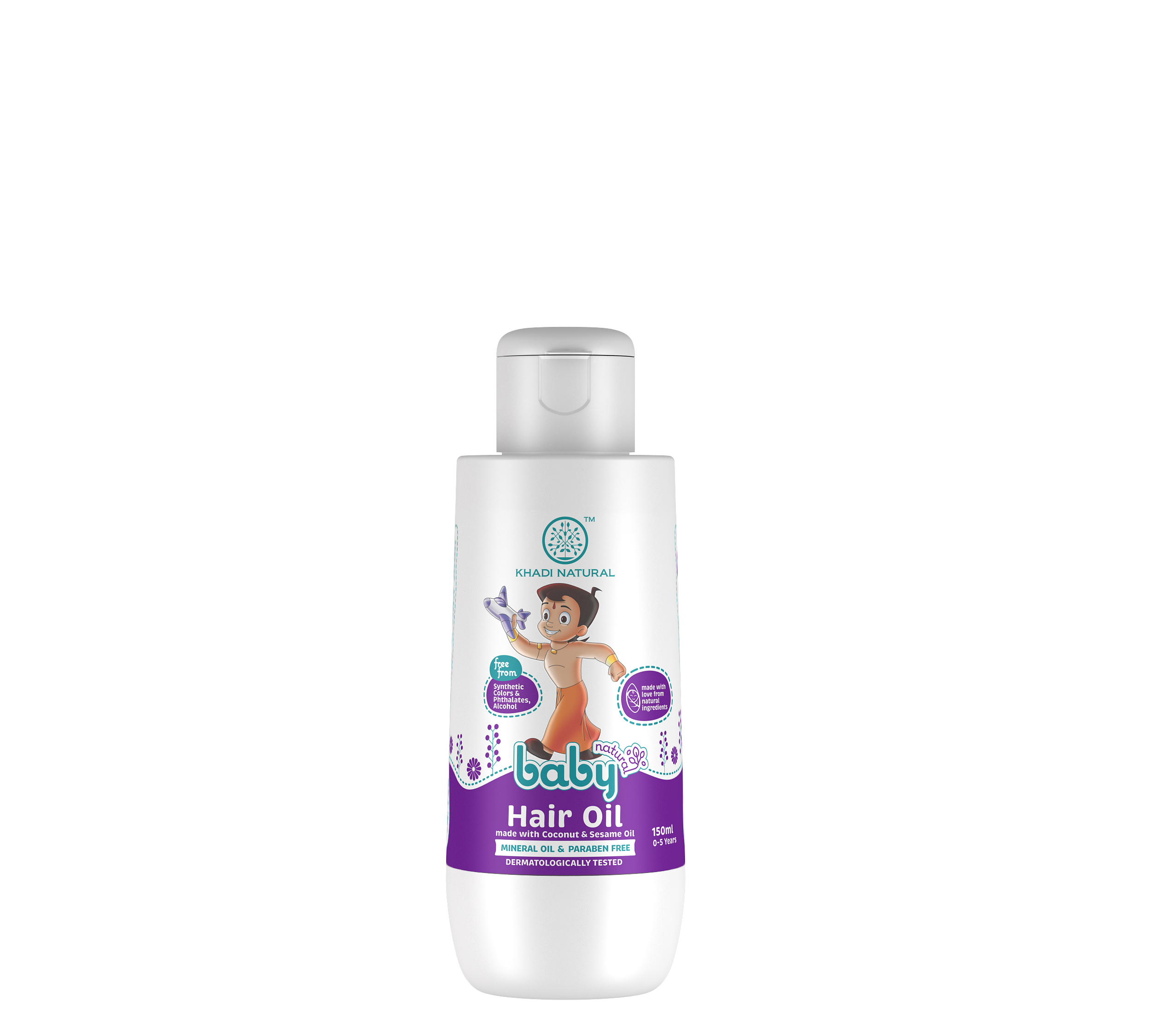 Khadi Natural Chota Bheem Baby Hair Oil With Coconut & Sesame Oil-150 ml