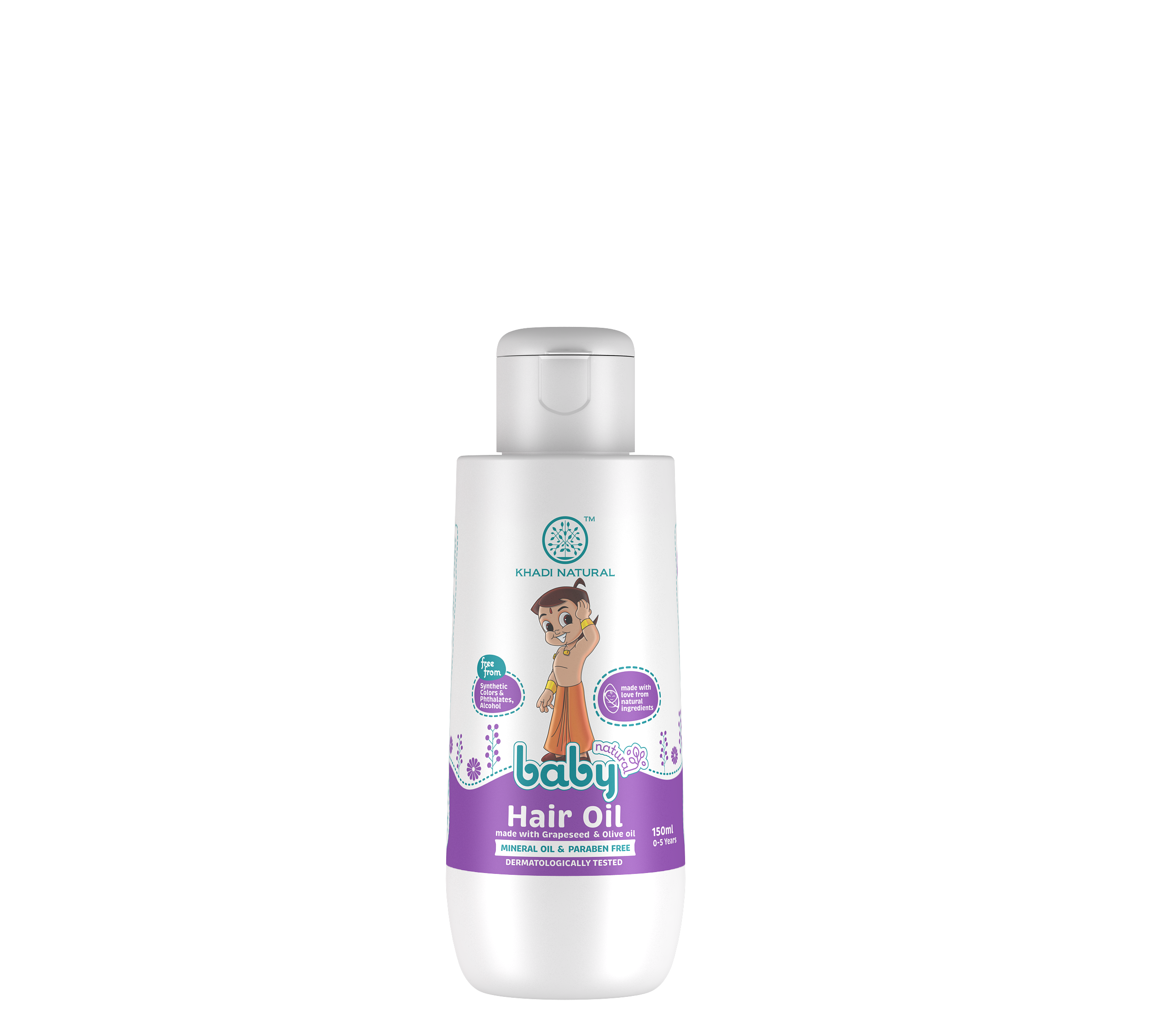 Khadi Natural Chota Bheem Baby Hair Oil With Grapeseed & Olive-150 ml