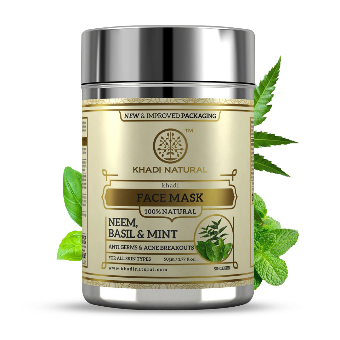 Khadi Natural Neem Basil & Mint Face Mask 50 g