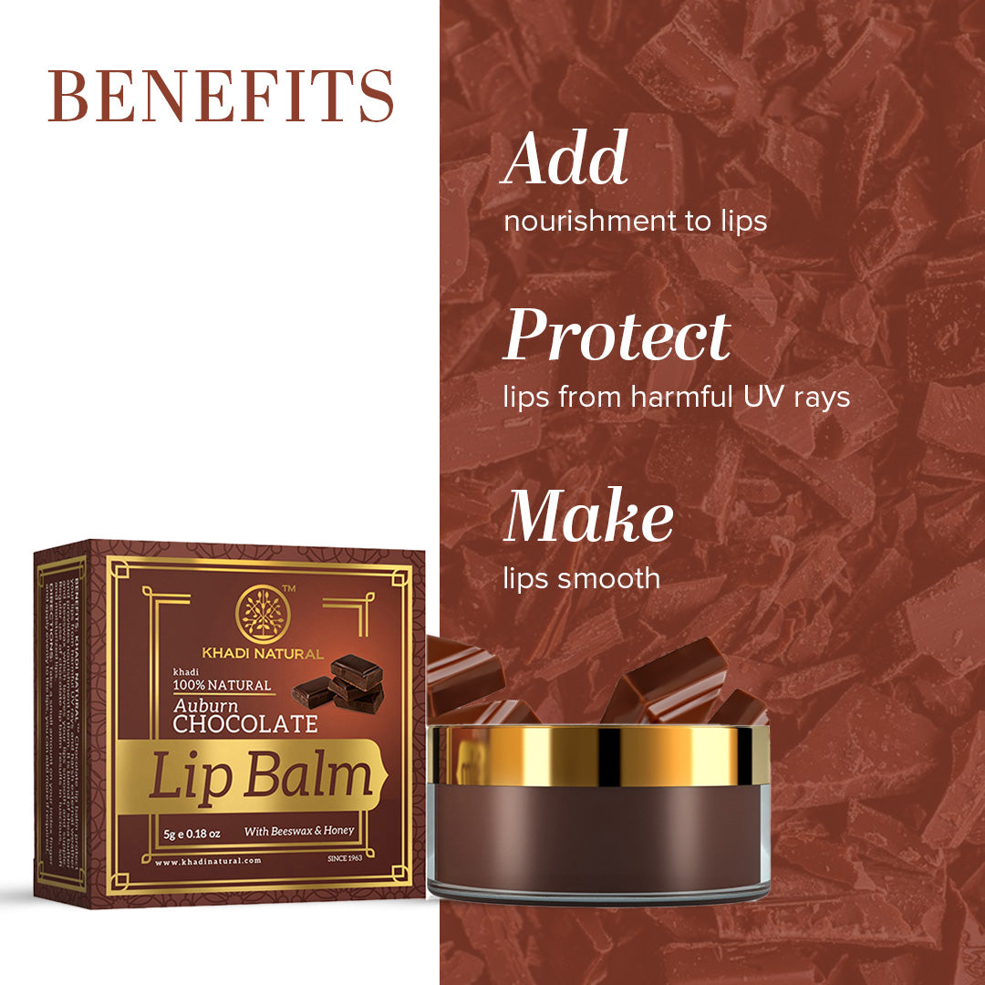 Khadi Natural Chocolate Lip Balm 5 g - Deals