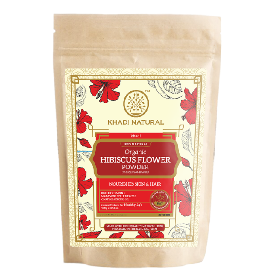 Organic Hibiscus Flower Powder - 100% Natural-100 g