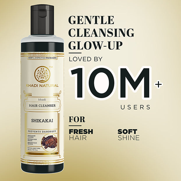 Khadi Natural Shikakai Hair Cleanser - 210ml