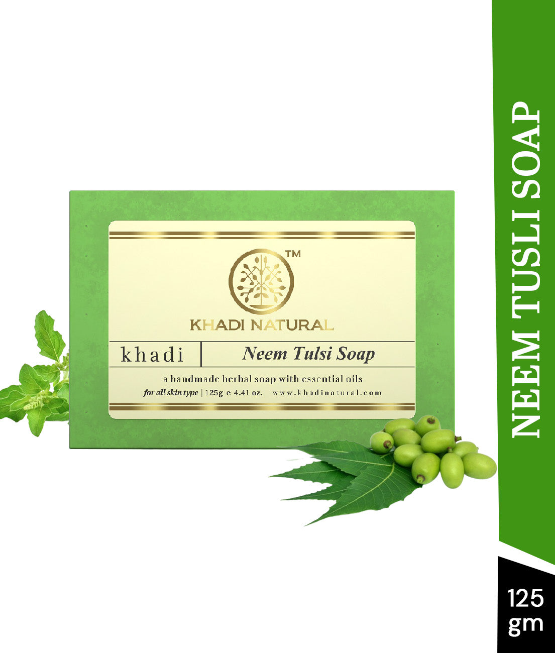 Khadi Natural Neem-Tulsi Soap 125g