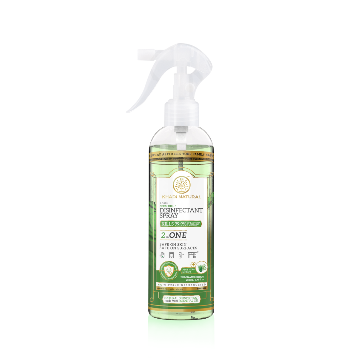 Khadi Natural Germ Kill/ Disinfectant Spray - 250ml