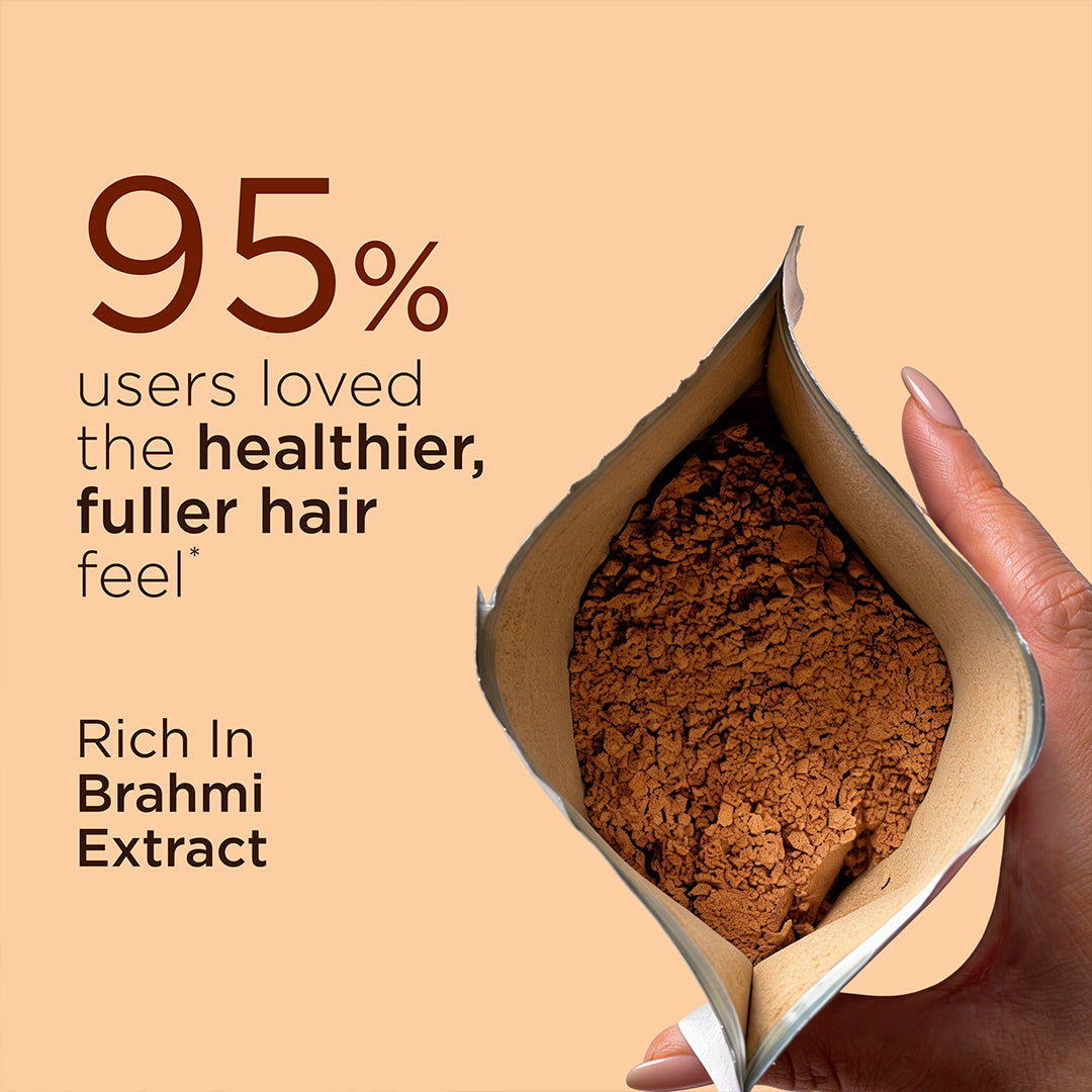 Khadi Natural Brahmi Leaf Organic Powder for Hair Care 100gm