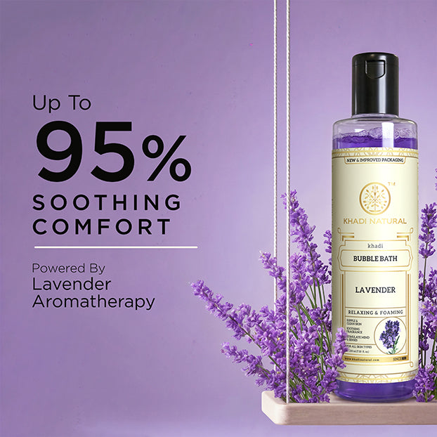 Khadi Natural Lavender Bubble Bath - 210ml