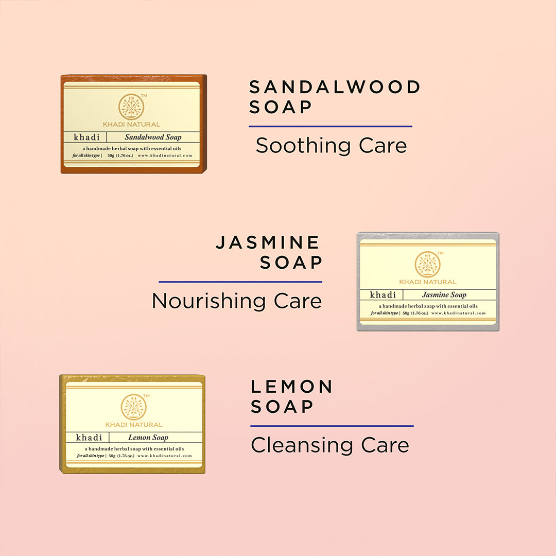 Khadi Natural Ayurvedic Soap Kit Combo Pack Of 6 – 50gm Each