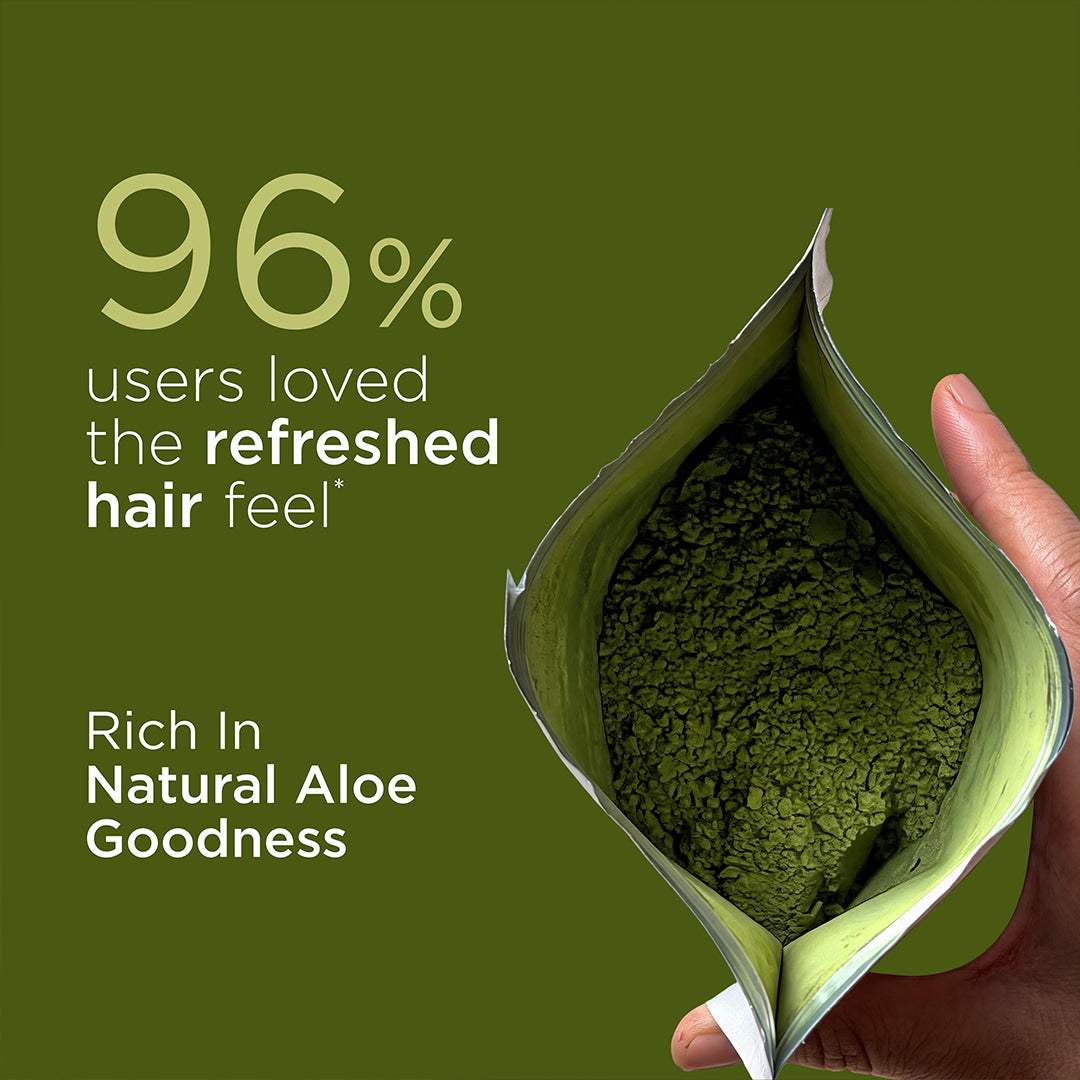 Khadi Natural Aloe Vera Leaf Organic Powder for Skin & Hair Care 75gm