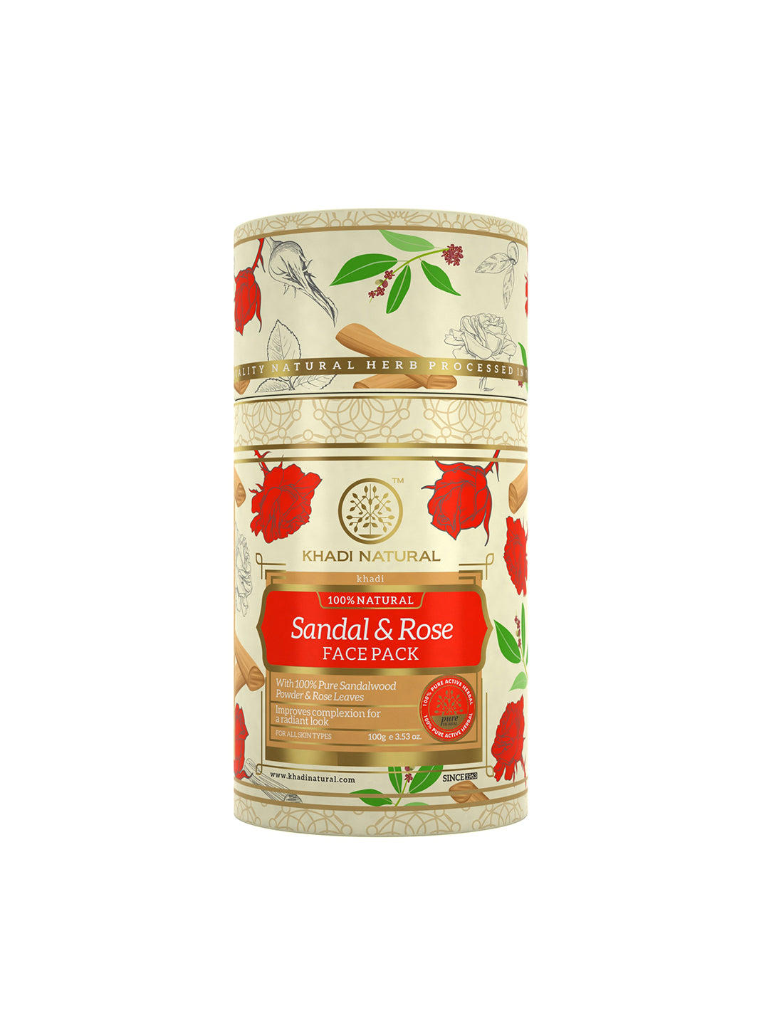 Khadi Natural Sandalwood & Rose Face Pack 100 g