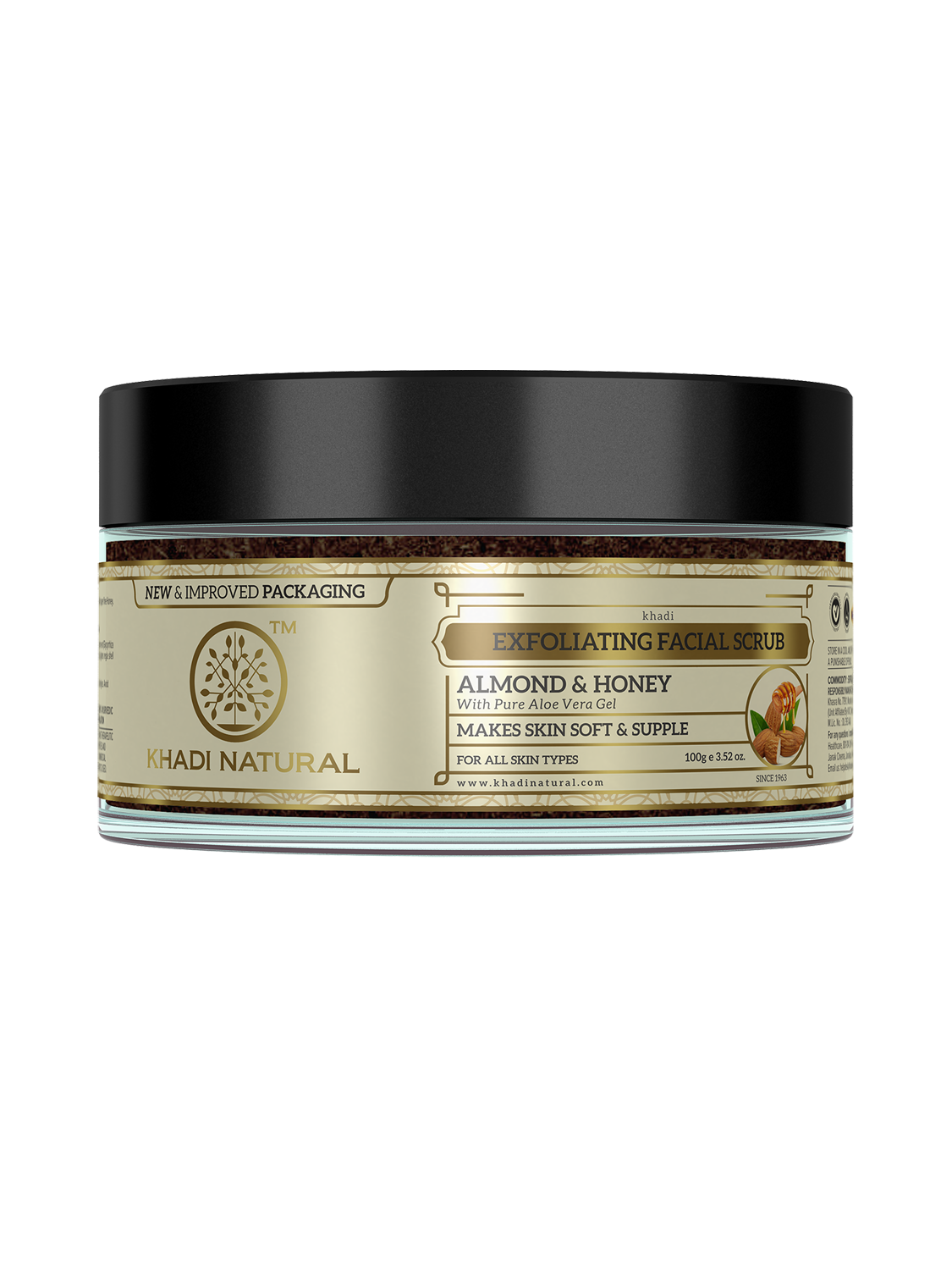 Khadi Natural Almond & Honey Exfoliating Facial Scrub / 100 g