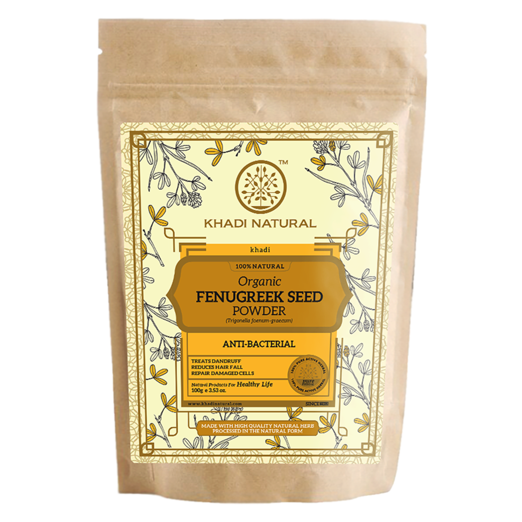 Organic Fenugreek Seed Powder - 100% Natural-100 g